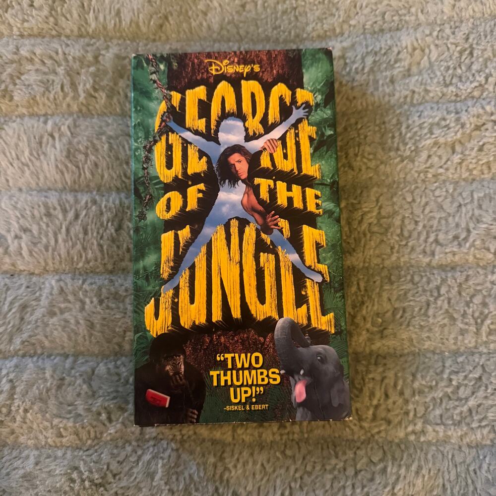 George of the Jungle (1997) VHS | Brendan Fraser Comedy | Play Tested